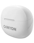 Безжични слушалки Canyon - TWS-8, бели - 4t