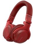 Безжични слушалки с микрофон Pioneer DJ - HDJ-CUE1BT, червени - 2t