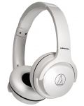 Безжични слушалки Audio-Technica - ATH-S220BT, бели - 1t