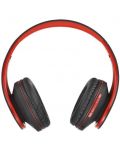Безжични слушалки PowerLocus - P2, черни/червени - 3t