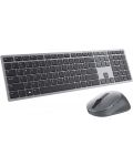 Kлавиатура и мишка Dell - Premier KM7321W, безжична, сива - 3t