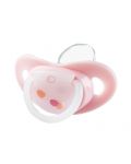 Силиконова залъгалка Bebe Confort Premium Natural Physio - 18м+, 2 броя, розови - 1t