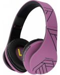 Безжични слушалки PowerLocus - P2, черни/лилави - 1t