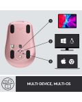 Мишка  Logitech - MX Anywhere 3, лазерна, безжична, розова - 8t