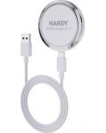 Безжично зарядно 3mk - Hardy Wireless Charger 2 в 1, 15W, бяло - 5t