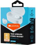 Безжични слушалки Canyon - TWS-2, бели - 4t