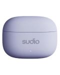Безжични слушалки Sudio - A1 Pro, TWS, ANC, лилави - 2t