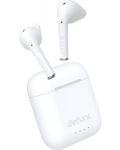 Безжични слушалки Defunc - TRUE TALK, TWS, бели - 1t