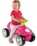 Детска количка Smoby - За прохождане и бутане, розова - 2t