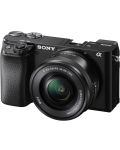 Безогледален фотоапарат Sony - Alpha A6100, 16-50mm, f/3.5-5.6 OSS - 1t