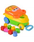 Бебешка играчка за сортиране Mоni - Куфарче с формички - 1t