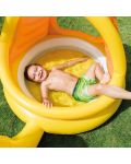 Бебешки надуваем басейн Intex - Охлювче, със сенник - 4t