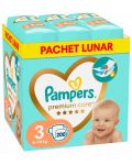 Бебешки пелени Pampers Premium Care - 3, XXL Box, 6-10 kg, 200 броя - 1t