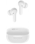 Безжични слушалки Boompods - Bassline Compact, TWS, бели - 1t