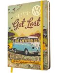 Бележник Nostalgic Art VW - Let's Get Lost, А5, 64 листа, на точки - 1t