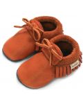 Бебешки обувки Baobaby - Moccasins, Hazelnut, размер S - 1t