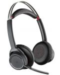 Безжични слушалки Plantronics - Voyager Focus B825 DECT, ANC, черни - 2t