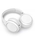 Безжични слушалки с микрофон Philips - TAH5205WT, бели - 3t
