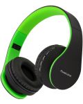 Безжични слушалки PowerLocus - P1, зелени - 1t