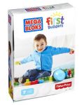 Бебешки конструктор Fisher Price Mega Bloks - За малки строители, 7 части - 1t