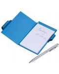Бележник Troika Flip Notes - Sealife, с метален калъф и химикалка - 2t