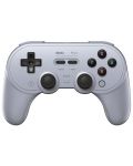 Безжичен контролер 8BitDo - Pro 2, Hall Effect Edition, сив (Nintendo Switch/PC) - 1t