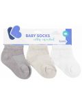 Бебешки летни чорапи KikkaBoo - 2-3 години, 3 броя, Grey - 1t