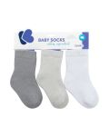 Бебешки чорапи KikkaBoo - Памучни, 2-3 години, сиви - 1t