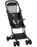 Бебешка количка Zizito - Luka, с покривало за крачета, черна с камуфлаж - 3t