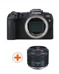 Безогледален фотоапарат Canon - EOS RP, 26.2MPx, черен + Обектив Canon - RF 35mm f/1.8 IS Macro STM - 1t