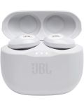 Безжични слушалки JBL - Tune 125 TWS, бели - 3t