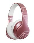Безжични слушалки PowerLocus - P6 Mattе, розови - 1t