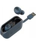 Безжични слушалки с микрофон JLab - GO Air, TWS, сини/черни - 2t