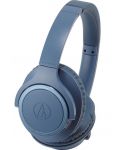 Безжични слушалки Audio-Technica - ATH-SR30BTBL, сини - 1t
