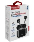 Безжични слушалки ProMate - FreePods-2, TWS, черни - 2t