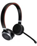 Безжични слушалки с микрофон Jabra - Evolve 65 SE MS, черни - 2t