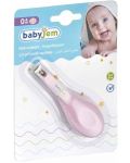 Бебешка нокторезачка BabyJem - Pink - 3t