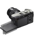 Безогледален фотоапарат Sony - Alpha 7C, FE 28-60mm, Silver + батерия Sony NP- FZ100 - 4t