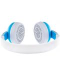 Детски слушалки BuddyPhones - Wave Robot, безжични, сини - 2t