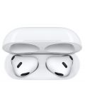 Безжични слушалки Apple - AirPods 3, Lightning Case, TWS, бели - 4t
