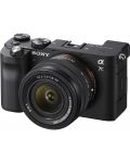 Безогледален фотоапарат Sony - A7C, FE 28-60mm, f/4-5.6, черен - 4t