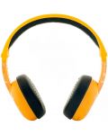 Детски слушалки BuddyPhones - Wave Bee, безжични, жълти - 2t