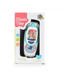 Бебешка играчка Moni Toys - Телефон с бутони, син, K999-72B - 3t