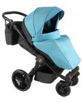 Бебешка количка Adbor - Mio plus, цвят 06, синя - 1t