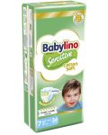 Бебешки пелени Babylino - Sensitive, Cotton Soft, VP, размер 7, 15+ kg, 36 броя - 1t