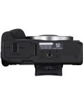 Безогледален фотоапарат Canon - EOS R50, 24.2MPx, черен + Обектив Canon - RF-S, 10-18mm, f/4.5-6.3, IS STM - 4t