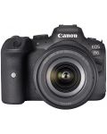 Безогледален фотоапарат Canon - EOS R6, RF 24-105mm, f/4-7.1 IS STM, черен - 1t