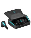 Безжични слушалки A4tech Bloody - M70, TWS, черни/сини - 1t