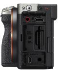 Безогледален фотоапарат Sony - A7C II, FE 28-60mm, f/4-5.6, Silver - 6t