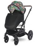 Бебешка количка с твърд кош Lorelli - Boston, Tropical Flowers - 5t